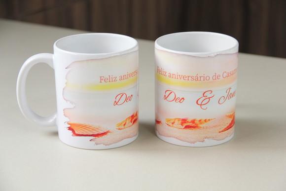 Caneca aniversário de casamento