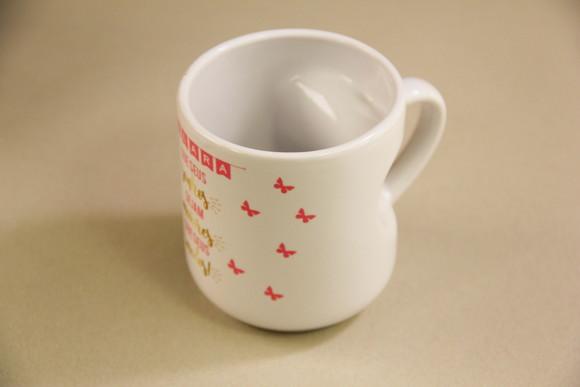 Caneca com alça de coração