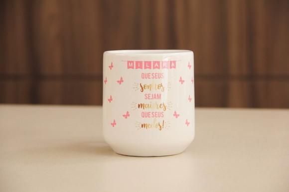 Caneca com alça de coração