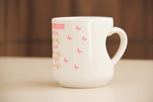 Caneca com alça de coração