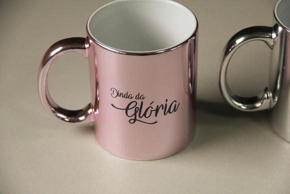 Caneca convite madrinha de batismo