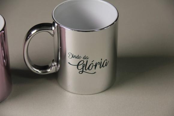 Caneca convite madrinha de batismo