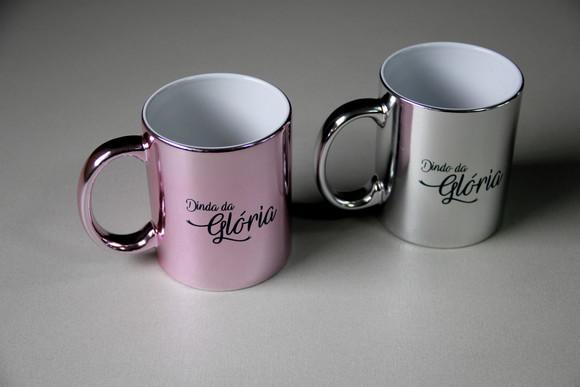 Caneca convite madrinha de batismo