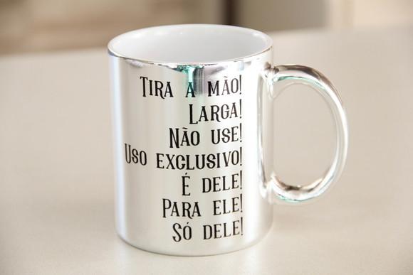 Caneca metalizada dia dos pais