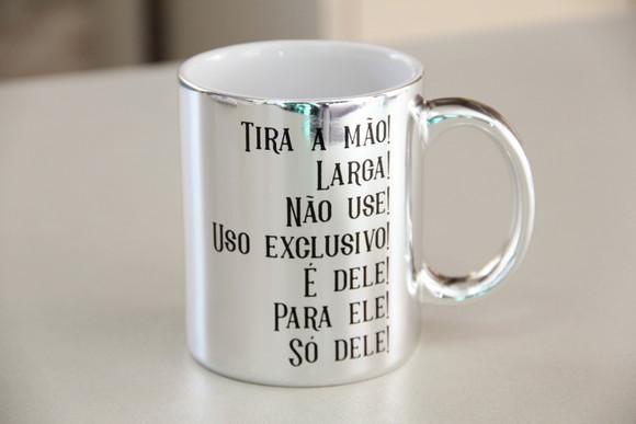 Caneca metalizada dia dos pais