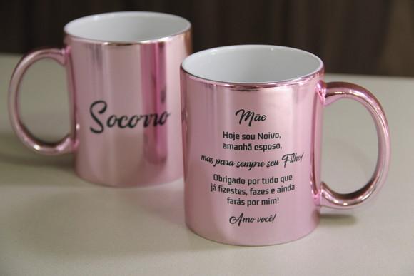 Caneca para a mãe no casamento