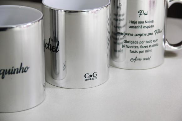 Caneca para o pai no casamento