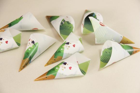 Cone para pétalas