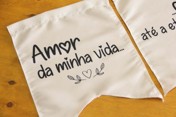 Flâmula para Cadeira dos Noivos
