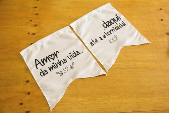 Flâmula para Cadeira dos Noivos