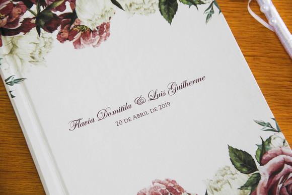 Livro de mensagens para casamento