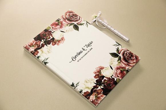 Livro de mensagens para casamento