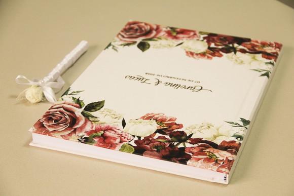 Livro de mensagens para casamento
