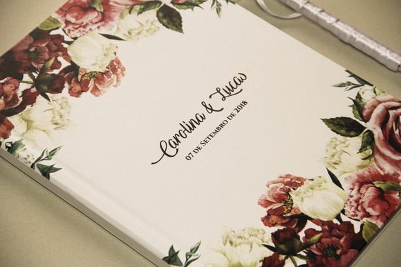 Livro de mensagens para casamento
