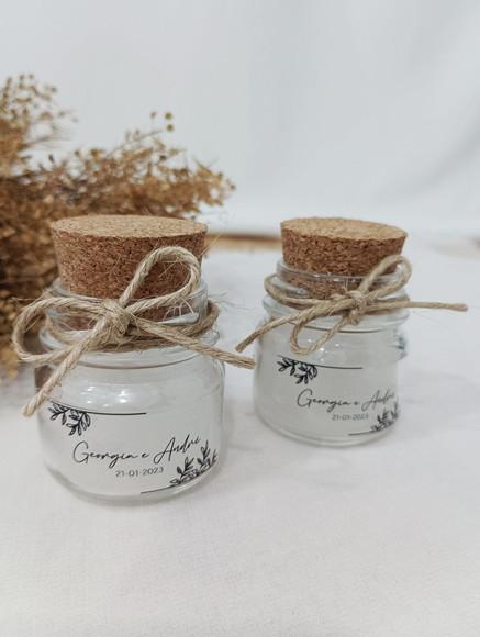Mini Vela Aromática Personalizada - Lembrancinha