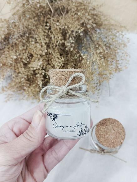 Mini Vela Aromática Personalizada - Lembrancinha