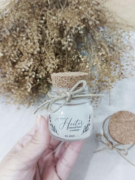 Mini Vela Aromática Personalizada - Lembrancinha