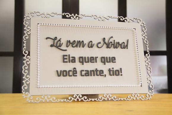 Placa de Daminha - Casamento Clássico