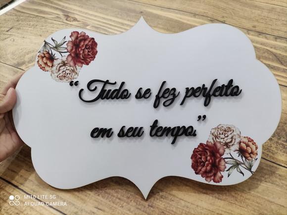 Placa de Daminha - Casamento Rústico
