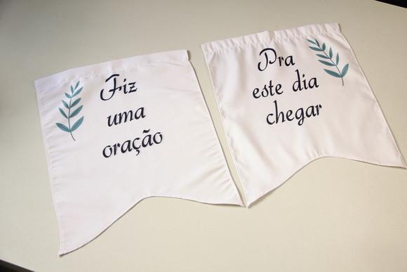 Placa para Cadeira dos Noivos