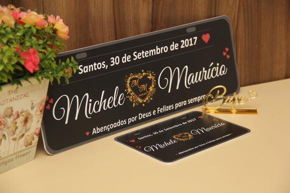 Placa para carro e moto