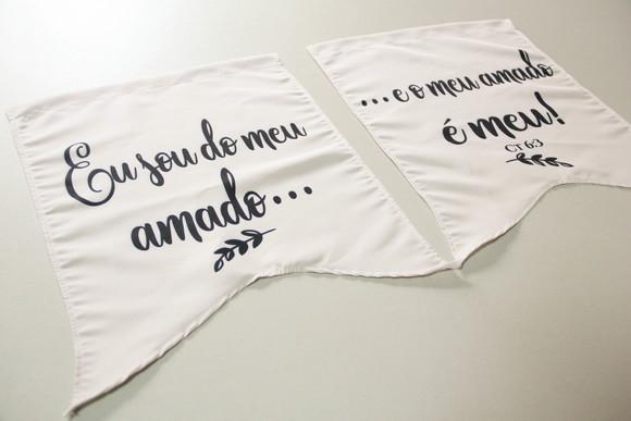 Placas para Cadeira dos Noivos