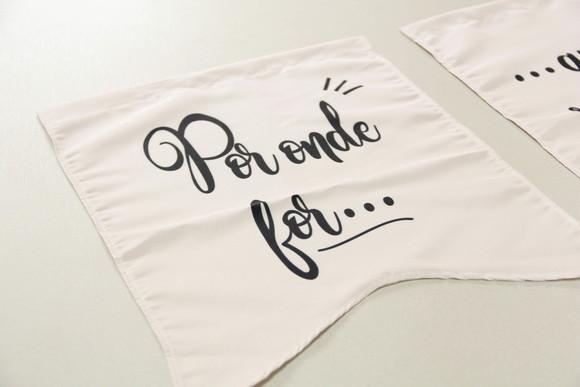 Placas para Cadeira dos Noivos