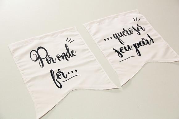 Placas para Cadeira dos Noivos