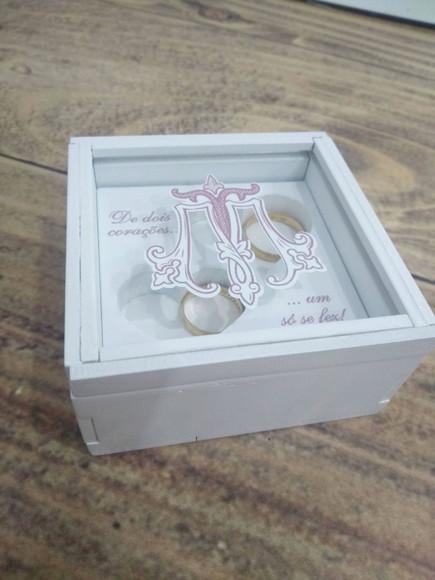 Porta Alianças para Casamento