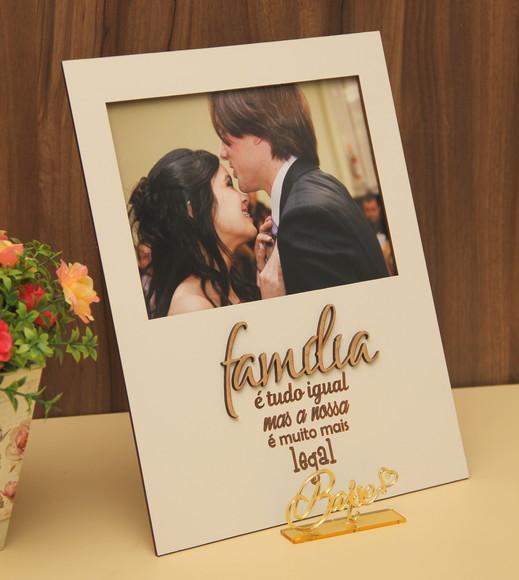 Porta-retrato Família