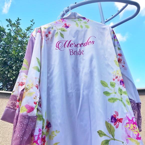 Robe floral estampado