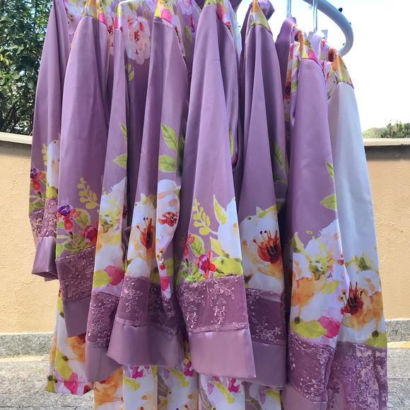 Robe floral estampado