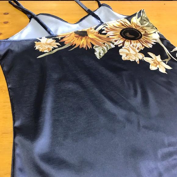 Robe floral estampado