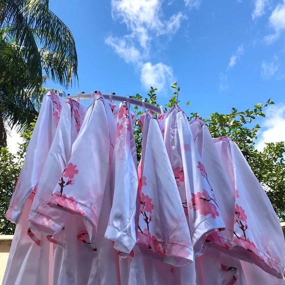 Robe floral estampado
