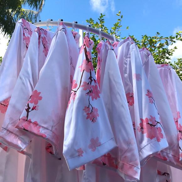 Robe floral estampado