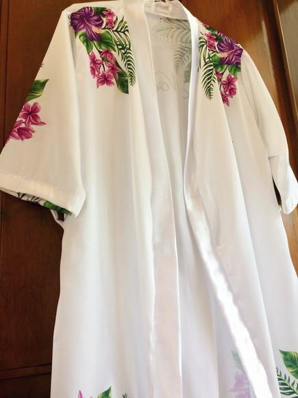 Robe floral estampado