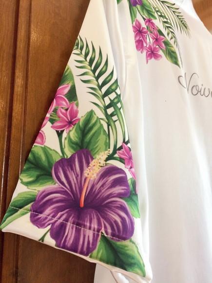Robe floral estampado