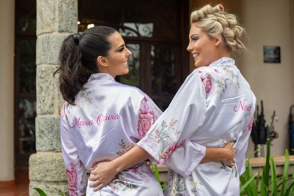 Robe floral estampado