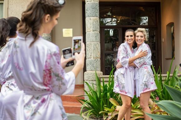 Robe floral estampado