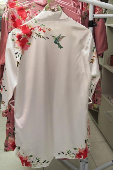 Robe floral estampado