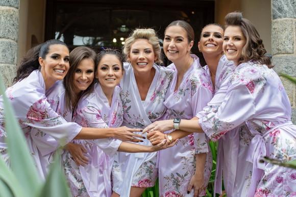 Robe floral estampado