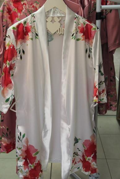 Robe floral estampado