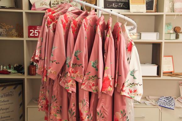 Robe floral estampado