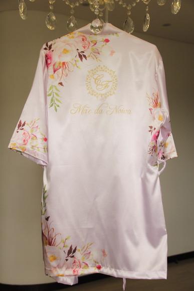 Robe floral estampado