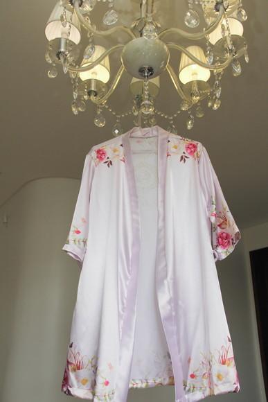 Robe floral estampado