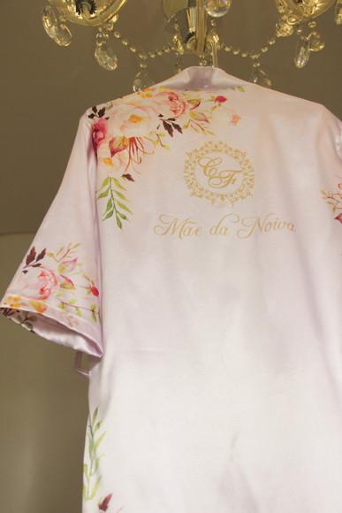 Robe floral estampado
