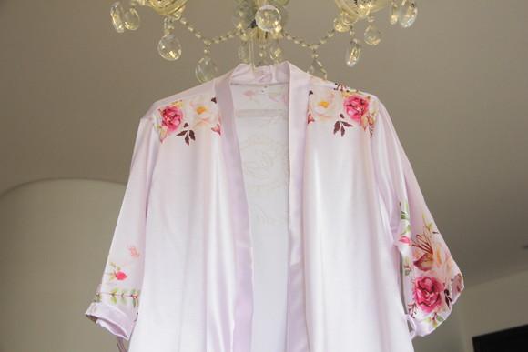 Robe floral estampado