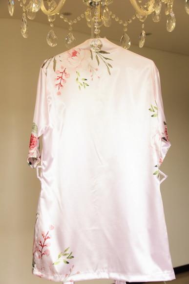 Robe floral estampado