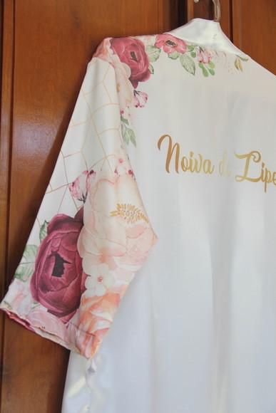 Robe floral estampado