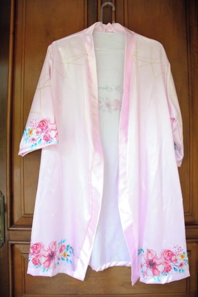 Robe floral estampado
